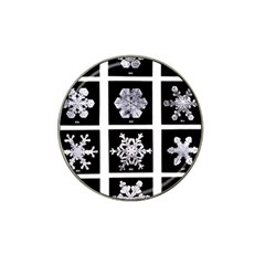 Snowflakes Exemplifies Emergence In A Physical System Hat Clip Ball Marker (10 Pack) by Amaryn4rt