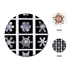 Snowflakes Exemplifies Emergence In A Physical System Playing Cards (round) 