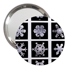 Snowflakes Exemplifies Emergence In A Physical System 3  Handbag Mirrors by Amaryn4rt