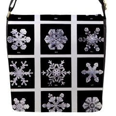 Snowflakes Exemplifies Emergence In A Physical System Flap Messenger Bag (s) by Amaryn4rt