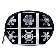 Snowflakes Exemplifies Emergence In A Physical System Accessory Pouches (medium)  by Amaryn4rt