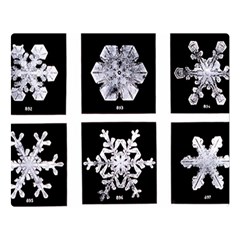 Snowflakes Exemplifies Emergence In A Physical System Double Sided Flano Blanket (large) 