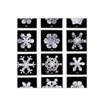 Snowflakes Exemplifies Emergence In A Physical System Satin Bandana Scarf Front