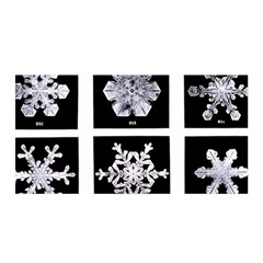 Snowflakes Exemplifies Emergence In A Physical System Satin Wrap by Amaryn4rt