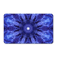 Tech Neon And Glow Backgrounds Psychedelic Art Magnet (rectangular) by Amaryn4rt