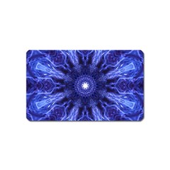 Tech Neon And Glow Backgrounds Psychedelic Art Magnet (name Card)