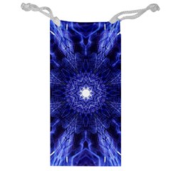 Tech Neon And Glow Backgrounds Psychedelic Art Jewelry Bag