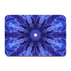 Tech Neon And Glow Backgrounds Psychedelic Art Plate Mats by Amaryn4rt