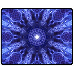 Tech Neon And Glow Backgrounds Psychedelic Art Fleece Blanket (medium) 