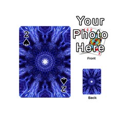 Tech Neon And Glow Backgrounds Psychedelic Art Playing Cards 54 (mini) 