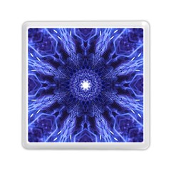 Tech Neon And Glow Backgrounds Psychedelic Art Memory Card Reader (square) 