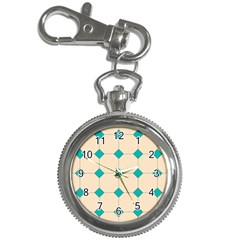 Tile Pattern Wallpaper Background Key Chain Watches