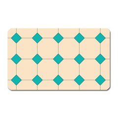 Tile Pattern Wallpaper Background Magnet (Rectangular)