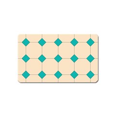 Tile Pattern Wallpaper Background Magnet (Name Card)