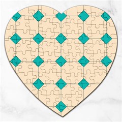 Tile Pattern Wallpaper Background Jigsaw Puzzle (Heart)