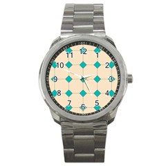 Tile Pattern Wallpaper Background Sport Metal Watch