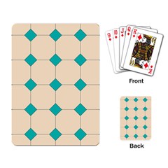 Tile Pattern Wallpaper Background Playing Card