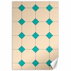 Tile Pattern Wallpaper Background Canvas 20  x 30  