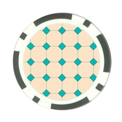 Tile Pattern Wallpaper Background Poker Chip Card Guard (10 pack)