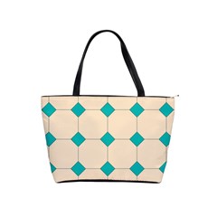 Tile Pattern Wallpaper Background Shoulder Handbags