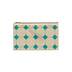 Tile Pattern Wallpaper Background Cosmetic Bag (Small) 