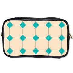 Tile Pattern Wallpaper Background Toiletries Bags