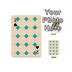 Tile Pattern Wallpaper Background Playing Cards 54 (Mini) 