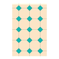 Tile Pattern Wallpaper Background Shower Curtain 48  x 72  (Small) 