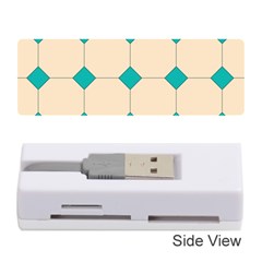 Tile Pattern Wallpaper Background Memory Card Reader (Stick) 