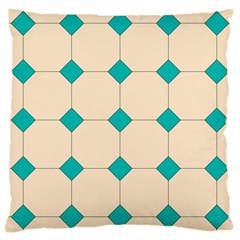 Tile Pattern Wallpaper Background Large Cushion Case (Two Sides)