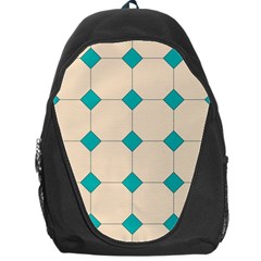 Tile Pattern Wallpaper Background Backpack Bag