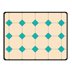 Tile Pattern Wallpaper Background Double Sided Fleece Blanket (Small) 