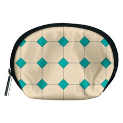 Tile Pattern Wallpaper Background Accessory Pouches (Medium) 