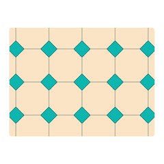 Tile Pattern Wallpaper Background Double Sided Flano Blanket (Mini) 