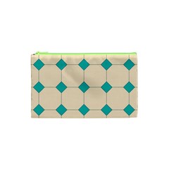 Tile Pattern Wallpaper Background Cosmetic Bag (XS)