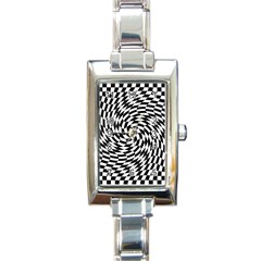 Whirl Rectangle Italian Charm Watch by Amaryn4rt