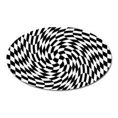 Whirl Oval Magnet by Amaryn4rt