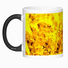 Yellow Abstract Background Morph Mugs