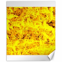 Yellow Abstract Background Canvas 16  X 20  