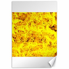 Yellow Abstract Background Canvas 20  X 30   by Amaryn4rt