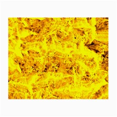 Yellow Abstract Background Small Glasses Cloth (2-side)