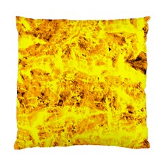 Yellow Abstract Background Standard Cushion Case (one Side)