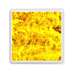 Yellow Abstract Background Memory Card Reader (square) 