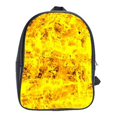 Yellow Abstract Background School Bags (xl)  by Amaryn4rt