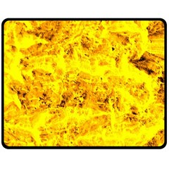 Yellow Abstract Background Double Sided Fleece Blanket (medium) 