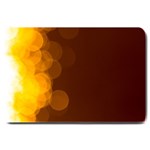 Yellow And Orange Blurred Lights Orange Gerberas Yellow Bokeh Background Large Doormat  30 x20  Door Mat