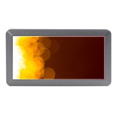 Yellow And Orange Blurred Lights Orange Gerberas Yellow Bokeh Background Memory Card Reader (mini) by Amaryn4rt