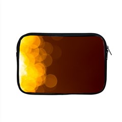 Yellow And Orange Blurred Lights Orange Gerberas Yellow Bokeh Background Apple Macbook Pro 15  Zipper Case