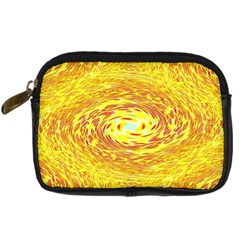 Yellow Seamless Psychedelic Pattern Digital Camera Cases