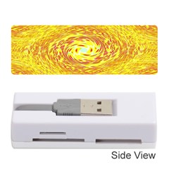 Yellow Seamless Psychedelic Pattern Memory Card Reader (Stick) 